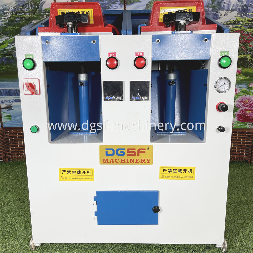 Automatic Double Station Cover Type Pneumatic Sole Attatching Machine 6 Jpg